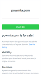 Mobile Screenshot of powmia.com